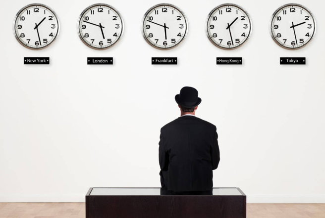 Time Zones and Interest Rates